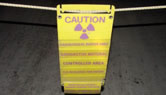 photo of a Radition Barrier sign