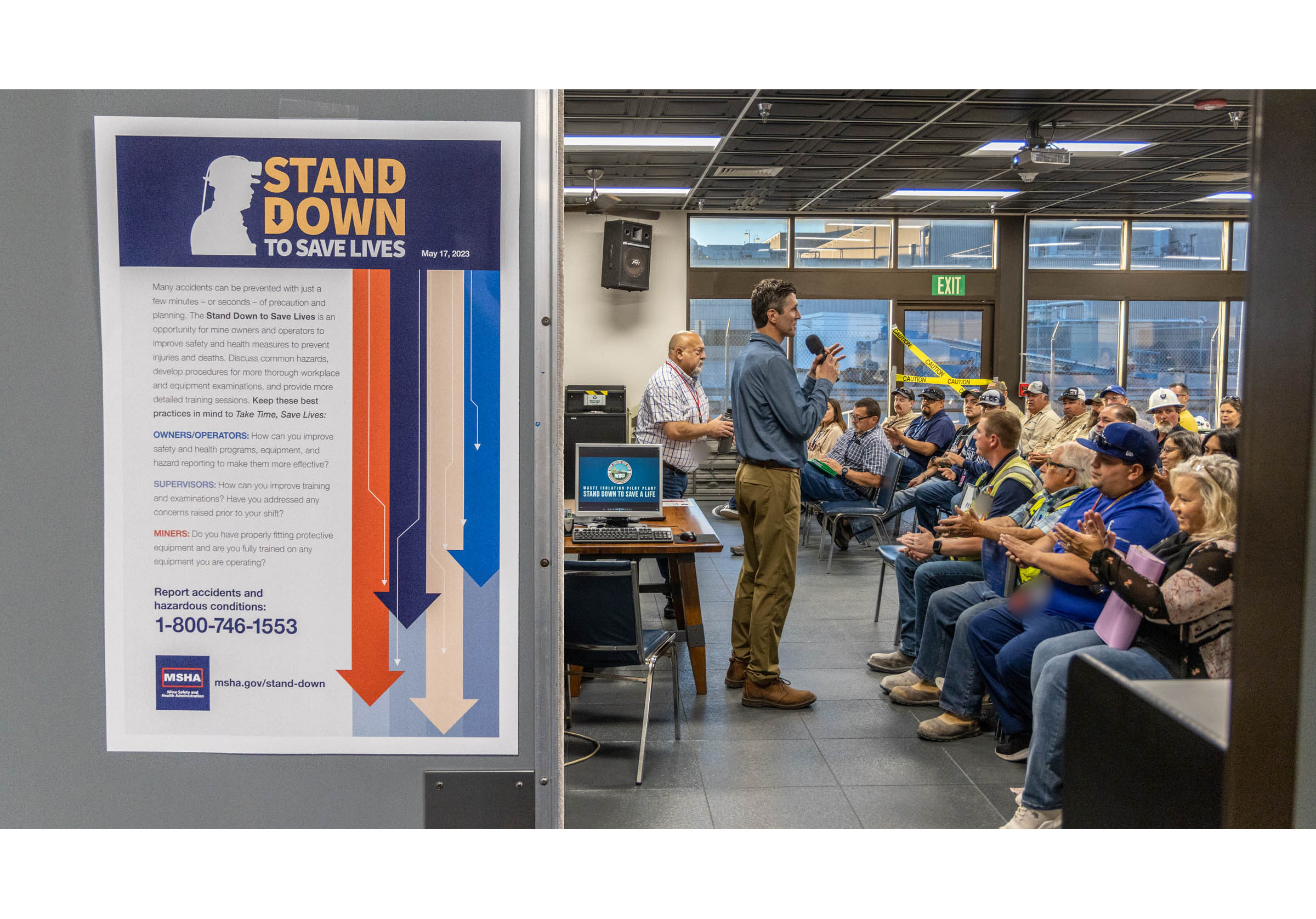 Presentation on safety on Stand Down Day